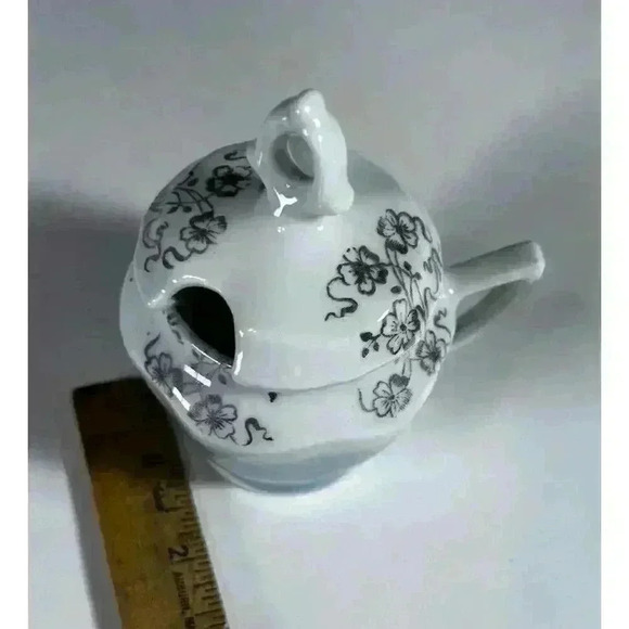 Antique Porcelain RS Prussia Swans Mustard Pot Excellent Condition - Picture 7 of 16